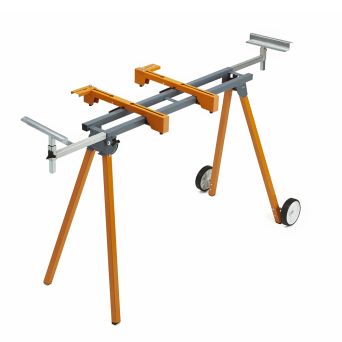 Miter Saw Stand + Pedestal Roller Combo
